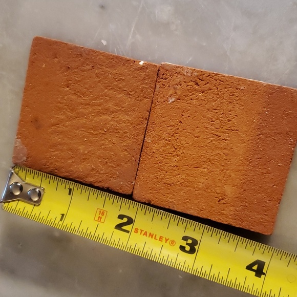 3 for $20 Set 2 Talavera Mexico Tiles - Skeleton Uni Cycle + mix  2" terracotta - Picture 4 of 4